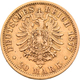 Hamburg: Freie Und Hansestadt: 20 Mark 1877 J, Jaeger 210. 7,92 G, 900/1000 Gold, Sehr Schön. - Goldmünzen