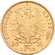 Mecklenburg-Schwerin: Friedrich Franz II. 1842-1883: 20 Mark 1872 A, Jaeger 230. 7,93 G, 900/1000 Go - Monedas En Oro