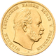 Preußen: Lot 2 Goldmünzen: Wilhelm I. 1861-1888: 10 Mark 1872 A + 1873 A, Jaeger 242. Jede Münze Wie - Monedas En Oro