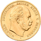 Preußen: Lot 2 Goldmünzen: Wilhelm I. 1861-1888: 10 Mark 1872 A + 1873 A, Jaeger 242. Jede Münze Wie - Goldmünzen