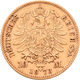 Preußen: Wilhelm I. 1861-1888: 10 Mark 1873 B, Jaeger 242. 3,92 G, 900/1000 Gold. Sehr Schön. - Goldmünzen