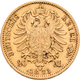 Preußen: Wilhelm I. 1861-1888: 20 Mark 1873 A, Jaeger 243. 7,92 G, 900/1000 Gold. Sehr Schön. - Goldmünzen