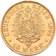 Preußen: Lot 2 Goldmünzen: Wilhelm I. 1861-1888: 2 X 10 Mark 1874 A, Jaeger 245. Jede Münze Wiegt 3, - Monedas En Oro