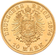 Preußen: Lot 2 Goldmünzen: Wilhelm I. 1861-1888: 2 X 10 Mark 1874 A, Jaeger 245. Jede Münze Wiegt 3, - Monete D'oro