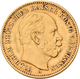 Preußen: Lot 3 Goldmünzen, Wilhelm I. 1861-1888: 3 X 20 Mark 1887 A, Jaeger 246. Jede Münze Wiegt 7, - Goldmünzen
