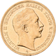 Delcampe - Preußen: Lot 4 Goldmünzen, Wilhelm II. 1888-1918: 20 Mark 1890 A / 1894 A / 1896 A / 1897 A. Jaeger - Monedas En Oro