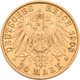 Preußen: Lot 3 Goldmünzen, Wilhelm II. 1888-1918: 20 Mark 1901 A / 1906 A / 1908 A, Jaeger 252. Jede - Monete D'oro