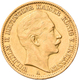 Preußen: Lot 2 Goldmünzen, Wilhelm II. 1888-1918: 20 Mark 1909 A / 1910 A, Jaeger 252. Jede Münze Wi - Monedas En Oro