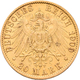 Preußen: Lot 2 Goldmünzen, Wilhelm II. 1888-1918: 20 Mark 1909 A / 1910 A, Jaeger 252. Jede Münze Wi - Monedas En Oro