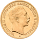 Preußen: Lot 2 Goldmünzen, Wilhelm II. 1888-1918: 2 X 10 Mark 1910 A, Jaeger 251. Jede Münze Wiegt 3 - Monedas En Oro