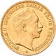 Preußen: Wilhelm II. 1888-1918: 10 Mark 1910 A, Jaeger 251. 3,98 G, 900/1000 Gold, Stempelbruch Unte - Monete D'oro