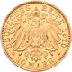Preußen: Wilhelm II. 1888-1918: 10 Mark 1910 A, Jaeger 251. 3,98 G, 900/1000 Gold, Stempelbruch Unte - Gold Coins