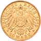 Preußen: Wilhelm II. 1888-1918: 10 Mark 1910 A, Jaeger 251. 3,98 G, 900/1000 Gold, Stempelbruch Unte - Goldmünzen