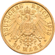 Preußen: Wilhelm II. 1888-1918: 20 Mark 1913 A, Uniform, Jaeger 253, 7,97 G, 900/1000 Gold, Kleine K - Monedas En Oro