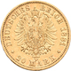 Reuß Jüngerer Linie: Heinrich XIV. 1867-1913: 20 Mark 1881 A, Jaeger 256. 7,91 G, 900/1000 Gold. Auf - Monedas En Oro