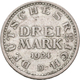 Weimarer Republik: Lot 2 Münzen: 1 Mark 1924 G, Jaeger 311; 3 Mark 1924 D, Jaeger 312, Beide Sehr Sc - Sonstige & Ohne Zuordnung