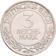 Weimarer Republik: 3 Reichsmark 1926 A, Lübeck, Jaeger 323, Kratzer, Sehr Schön. - Otros & Sin Clasificación