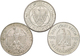 Weimarer Republik: Lot 3 Münzen: 3 Reichsmark 1930 D, Zeppelin, Jaeger 342, Sehr Schön; 3 Reichsmark - Otros & Sin Clasificación