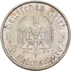 Drittes Reich: Lot 2 Münzen: 2 Reichsmark 1934 F, Schiller, Jaeger 358 + 5 Reichsmark 1934 F, Schill - Sonstige & Ohne Zuordnung