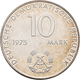DDR: PROBE: 10 Mark 1975, Albert Schweitzer, Jaeger 1554 P1, Legierungsvariante Ag 500/Cu 500 Mit De - Andere & Zonder Classificatie