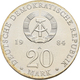 DDR: 20 Mark 1984, Georg Friedrich Händel, Jaeger 1595, Vorzüglich-Stempelglanz. - Altri & Non Classificati