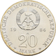 DDR: 20 Mark 1984, Georg Friedrich Händel, Jaeger 1595, Vorzüglich-Stempelglanz. - Sonstige & Ohne Zuordnung