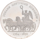 DDR: 10 Mark 1989 Johann Gottfried Schadow, Jaeger 1629, In Kapsel Und Hülle, Nur 3.000 Stück, Polie - Otros & Sin Clasificación