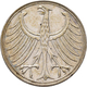 Bundesrepublik Deutschland 1948-2001: 5 DM Kursmünze 1958 J, Nur 60.000 Ex., Jaeger 387, Kratzer, Sc - Otros & Sin Clasificación