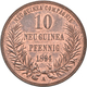 Deutsch-Neuguinea: 10 Neu-Guinea Pfennig 1894 A, Paradiesvogel, Jaeger 703, AKS 961, Schöne Kupferpa - Nueva Guinea Alemana