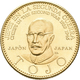 Medaillen Alle Welt: Japan: Hideki Tojo, General (1884-1948); Goldmedaille 1957 Der Banco Italo-Vene - Non Classificati