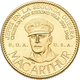 Medaillen Alle Welt: USA: Douglas Mac Arthur, US-General (1880-1964); Goldmedaille 1957 Der Banco It - Non Classificati