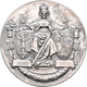 Medaillen Deutschland: Brandenburg-Preussen: Wilhelm II. 1888-1918: Versilberte Bronze Medaille 1906 - Altri & Non Classificati