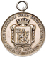 Medaillen Deutschland: Gundelfingen: Silbermedaille 1896 Von A. Börsch, Av: Brustbild Prinzregent Lu - Altri & Non Classificati
