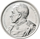 Medaillen Deutschland - Personen: Von Moltke, Helmuth Karl Bernhard 1800-1891: Versilberte Bronzemed - Altri & Non Classificati