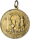 Medaillen - Religion: JUDAICA: Silbermedaille O. J., Vergoldet. Das Urteil Des Salomon/Bau Des Tempe - Non Classificati