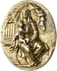 Medaillen - Religion: Ovale Silberguss-Plakette, Vergoldet, „Madonna Mit Kind", Peter Flötner? (um 1 - Non Classificati