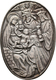 Medaillen - Religion: Süddeutschland: Ovale Einseitige Zinnplakette O. J. , 56 X 38,8 Mm, 17,7 G, Se - Ohne Zuordnung