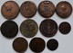 Russland: Lot 11 Nicht Näher Bestimmten Kupfermünzen Lautend Auf Kopeken Aus Dem 18. + 19. Jhd., Dab - Russia