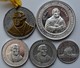 Medaillen - Religion: Kleines Lot 5 Medaillen Dr. Martin Luther / Reformation. 3 X 400 Jährige Geden - Ohne Zuordnung
