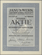 Alte Aktien / Wertpapiere: Lot 8 Aktien 8.11.1923 Der Janus-Werk AG München, 5 X 20.000 Mark Und 3 X - Sonstige & Ohne Zuordnung