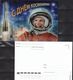 Russia 2019 Space Postcard Yuri Gagarin ,3-D Stereo ,# 2019-069,VF !! - Astronomy