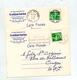 Carte Cachet Thouare Flamme Nantes Reparation Navale Sur Moisson - Manual Postmarks