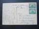 USA 1922 Nr. 255 MeF (senkrechtes Paar) AK Niagara Falls Ontario Stempel Rochester Nach Hof A / S - Brieven En Documenten