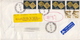 Postal History Cover: Brazil Sets On 2 Covers - Coins