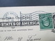 Delcampe - USA 1899 / 1900 3 GA Mit Zusatzfrankaturen Nach Hadersleben Schleswig Mit Ak Stempel! 1x Fahnenspempel Fort Wayne - Cartas & Documentos