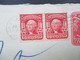 USA 1905 GA Umschlag Mit 2 Zusatzfrankaturen Saginaw Michigan - Hamburg Mit Nachporto Stempel T 20 Centimes - Covers & Documents