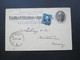 USA 1897 GA Mit Zusatzfrankatur Nach Norwegen Kristiana Gesendet Mit Ak Stempel. Schiffspost Via New York - Lettres & Documents