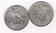 2 X ONE SHILLING 1949 GROOT  BRITANNIE /4078/ - I. 1 Shilling