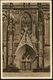 Magdeburg 1934 6 Pf. BiP WHW-Lotterie, Grün: Domhauptportal (gotisch) Ungebr. (Mi.P 254/45) - EVANGELISCHE SAKARALBAUTEN - Eglises Et Cathédrales