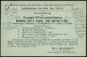 BERLIN,W./ *9* 1903 (29.12.) 1K-Gitter Auf Orts-P 2 Pf. Germania + Zudruck Veteranen-Verein "Einjähriger Freiwilliger" V - Andere & Zonder Classificatie